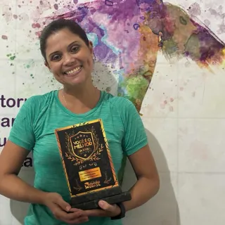 ANGÉLICA SILVA: 1° LUGAR PROFESSORA DE DANÇA