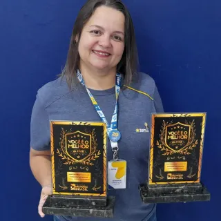 FERNANDA ELETROZEMA: 1° LUGAR VENDEDORA DE MÓVEIS / 1° LUGAR VENDEDORA DE ELETRODOMÉSTICOS 