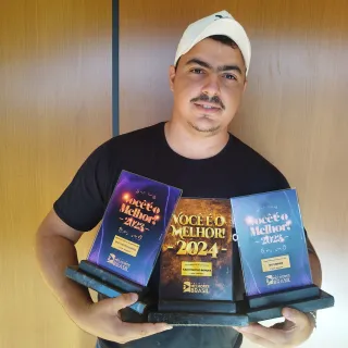 Kaio Timoteo: 1° Vidraceiro 2023 / 2° Lugar Vidraceiro 2024 / DV Vidros: 2° Lugar Vidraçaria