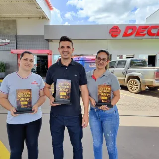 DECK AUTO POSTO: 1° LUGAR POSTO DE COMBUSTÍVEL / 1° LUGAR  MELHOR PÃO / 1° LUGAR LOJA DE CONVENIÊNCIA