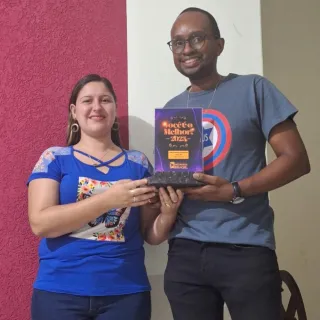 LIS E JÔ: 1° LUGAR CANTOR (DUPLA) / JOSIMAR SILVA DE OLIVEIRA: 1° LUGAR PROFESSOR DE MÚSICA / LIS FARIA: 1° LUGAR MÚSICO 