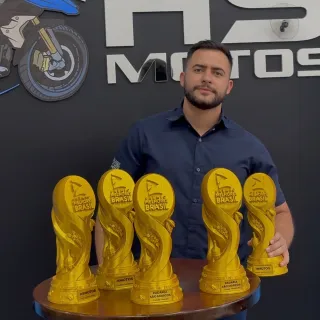 HSMOTOS: 1° LUGAR COMÉRCIO DE MOTOS / HMOTOS: 1° LUGAR OFICINA DE MOTOS / 1° LUGAR MOTOPEÇAS